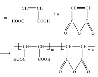 合成水解聚马来酸酐的反应式
